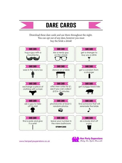 Hen Party Games Printable Uk